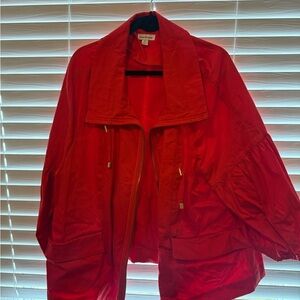 Joan Rivers Women's Red Utility Jacket